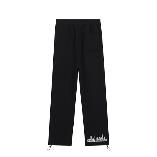 Essential Drawstring Straight-Leg Sweatpants