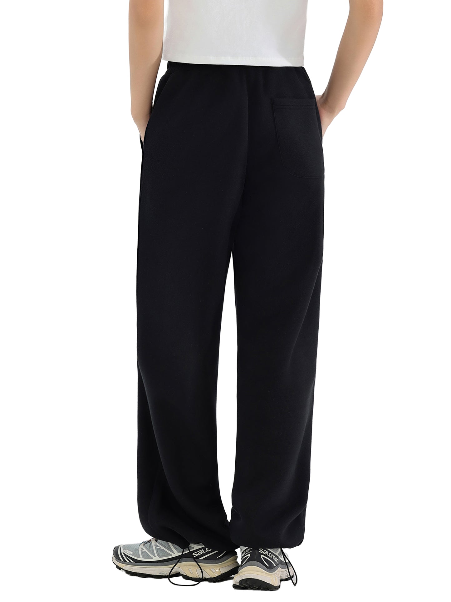 Essential Drawstring Straight-Leg Sweatpants