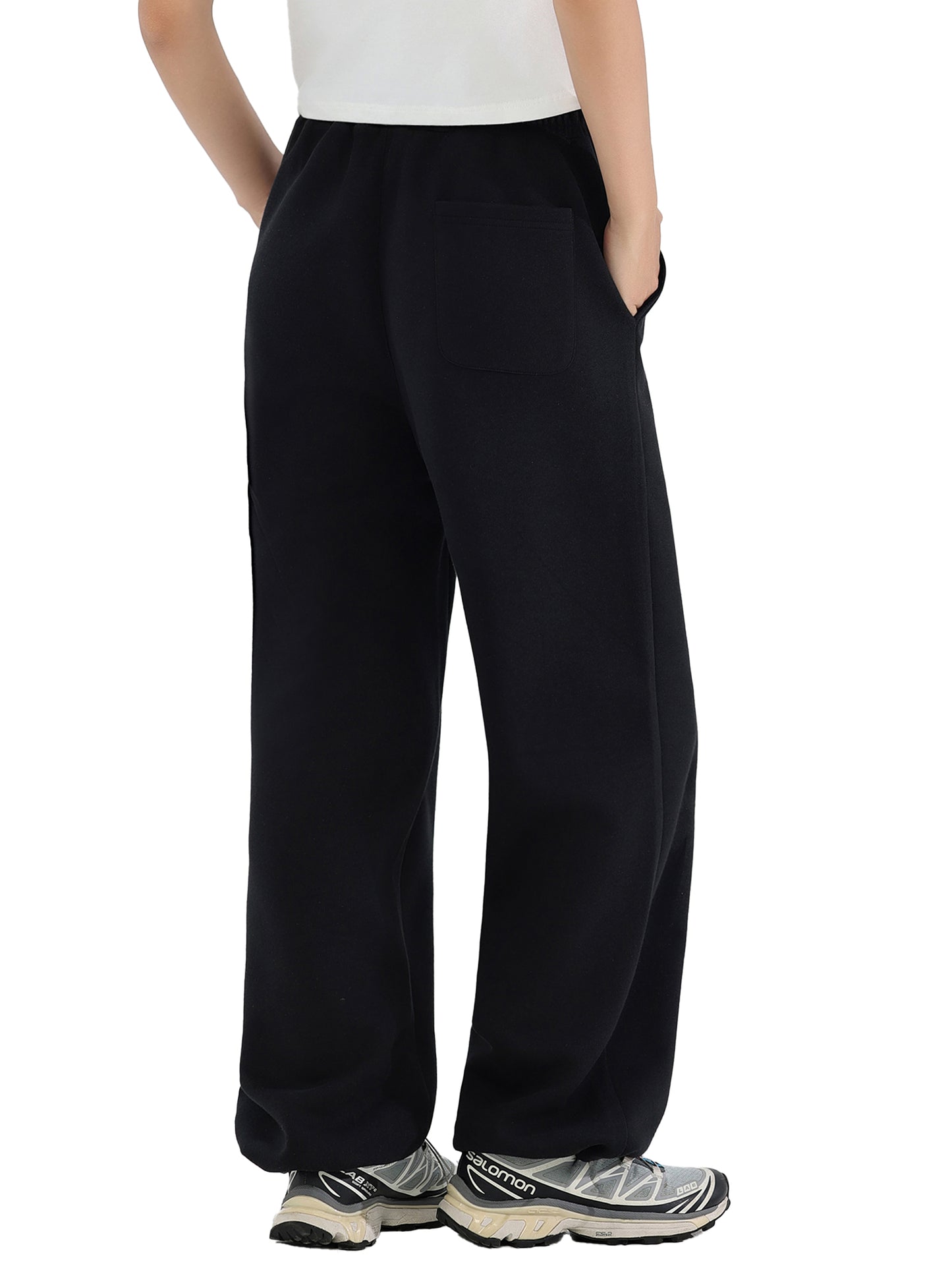 Essential Drawstring Straight-Leg Sweatpants